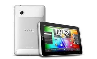 HTC also showed the world its first tablet, the Flyer