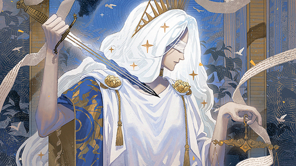 Kiuyan Ran shows how she uses light, contrast and colour to convey a god's mystery in this character art.