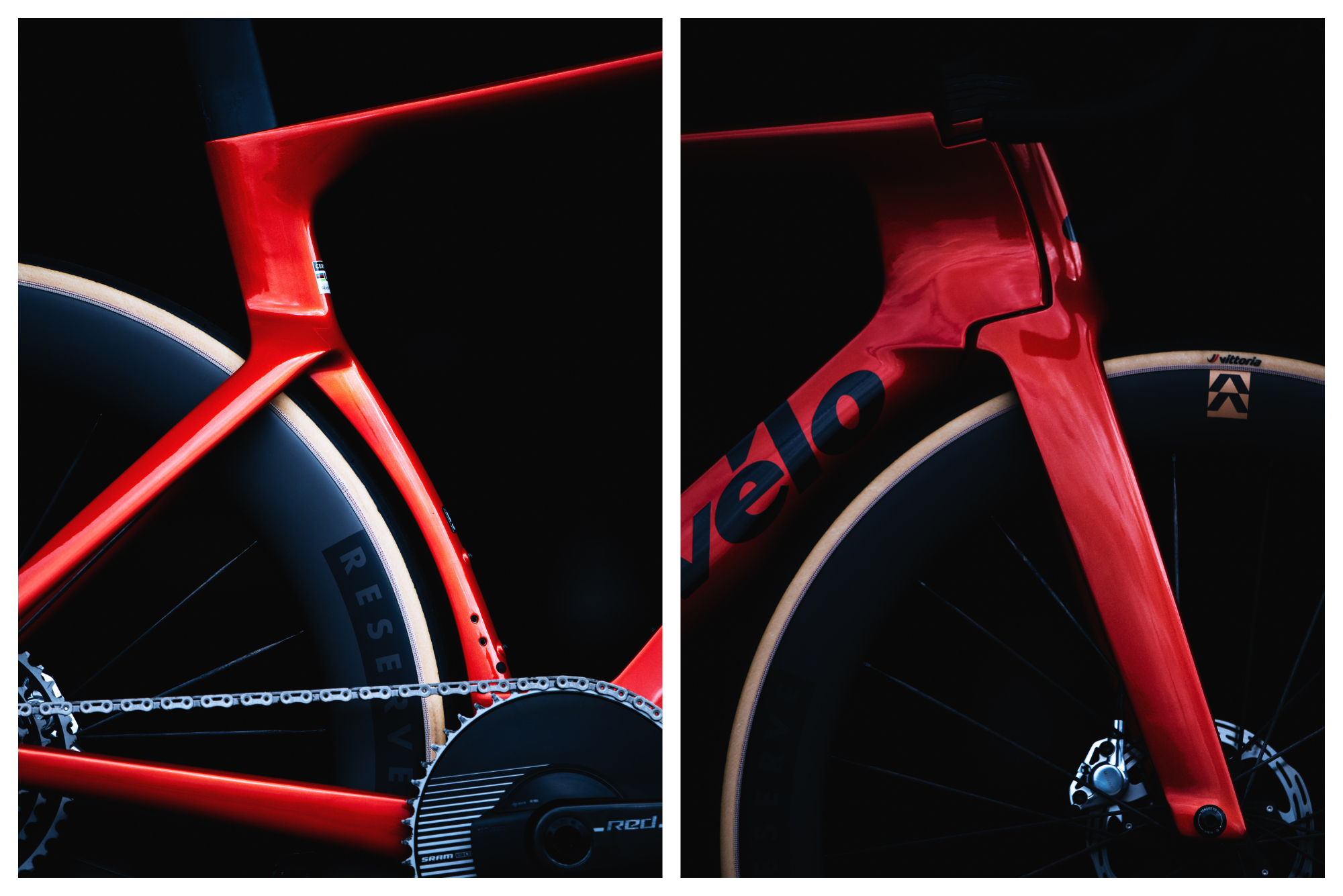 Cervelo S5 detail of front and rear end of the bike