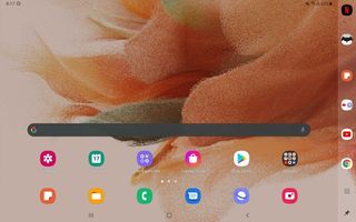 Galaxy Tab S7 Taskbar