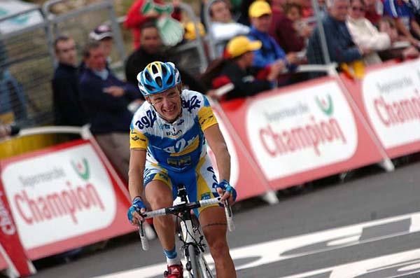 John Gadret (Ag2r Pr&eacute;voyance) finished less than five minutes behind Contador.