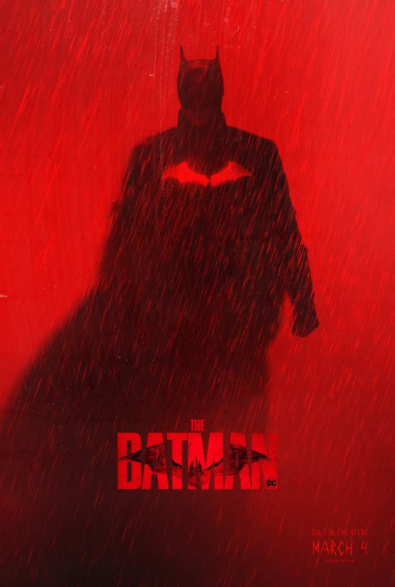 The Batman movie poster with Batman