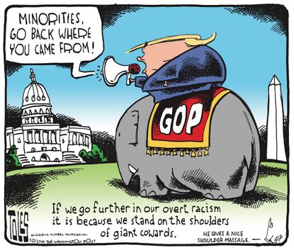 7 scathing cartoons about Trump's racist tweets | The Week