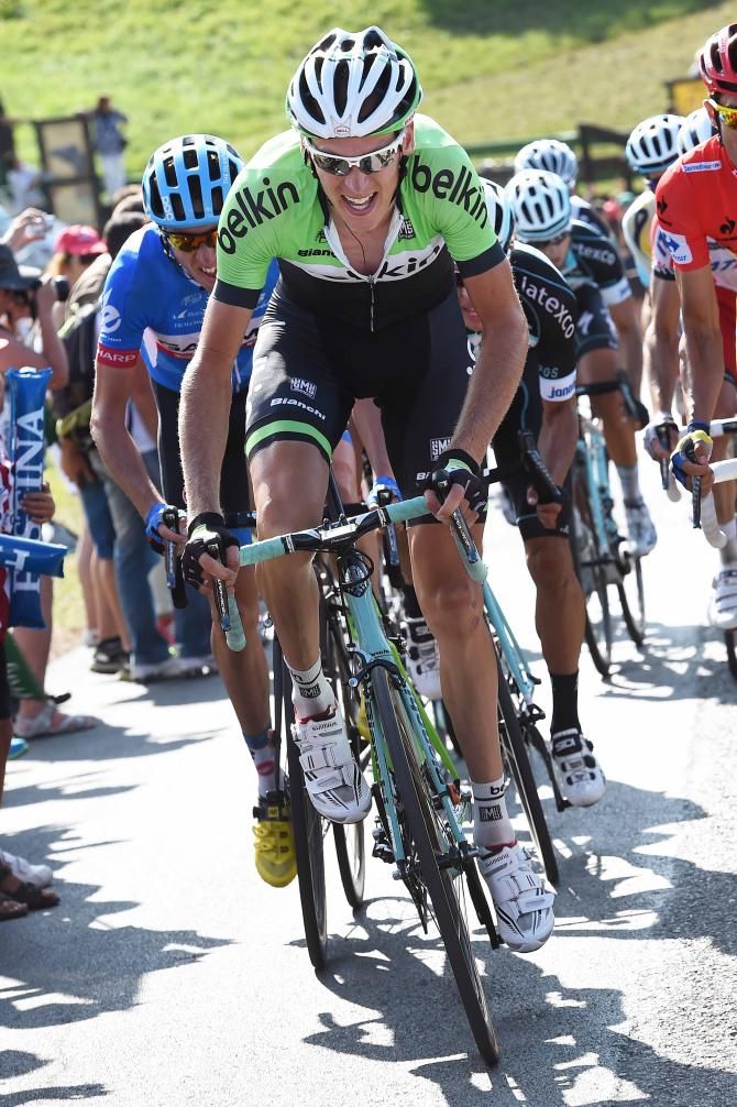 Wilco Kelderman (Belkin) pushes the pace