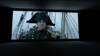 The film "Napoleon" as seen on the Apple Vision Pro headset.