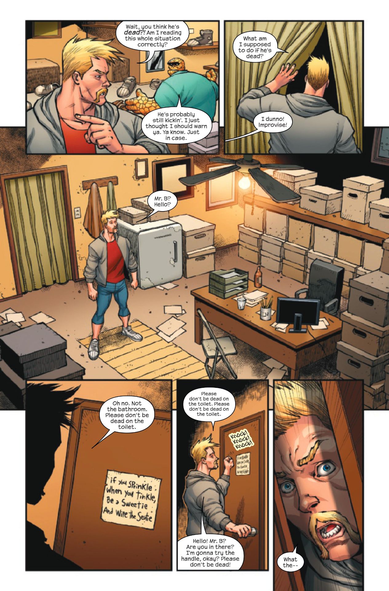 Fantastic Four Annual #1 interior text