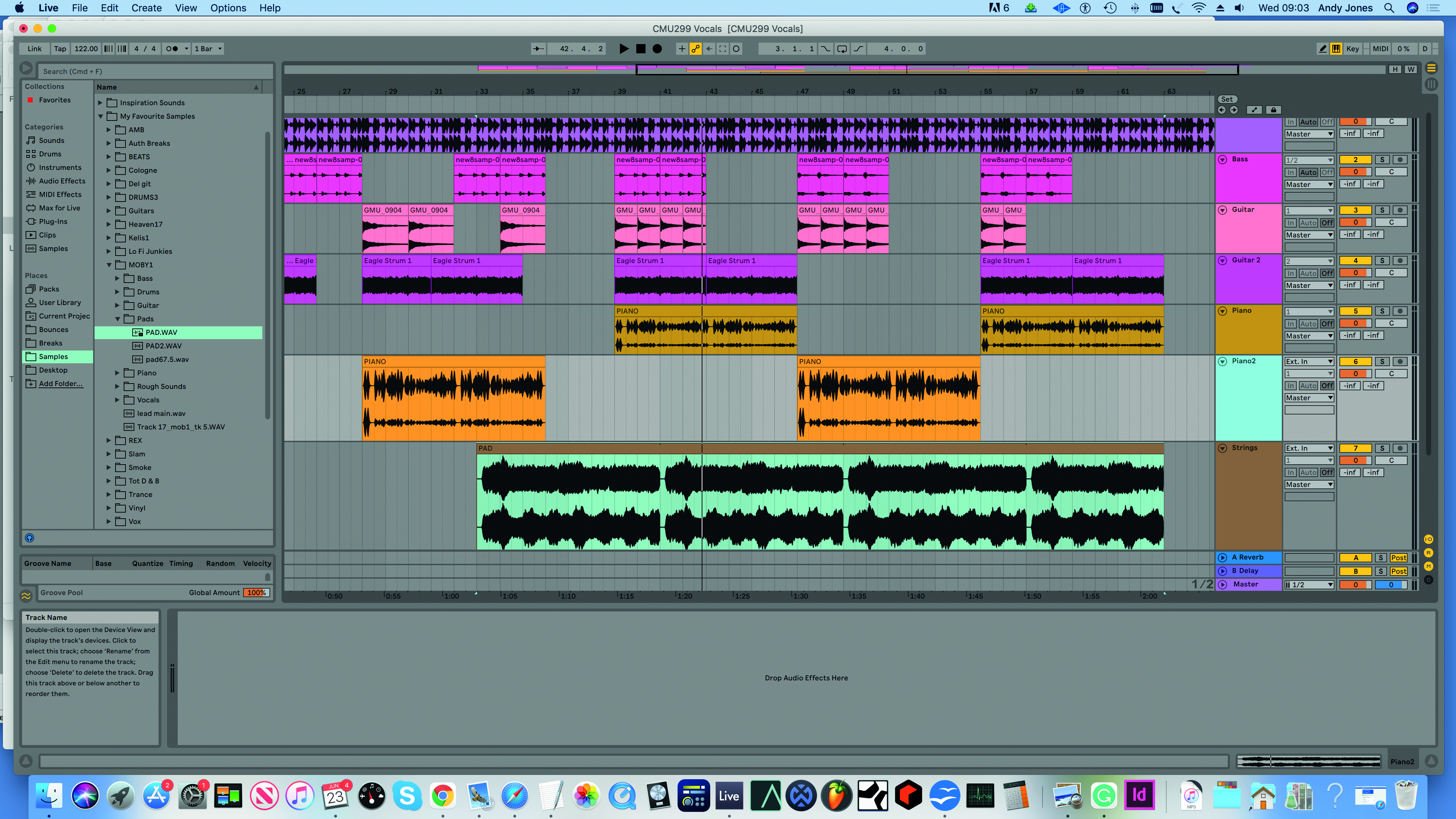 Recording vocals