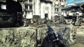 Another rendered scene from a combat stage in Gears of War for Xbox 360