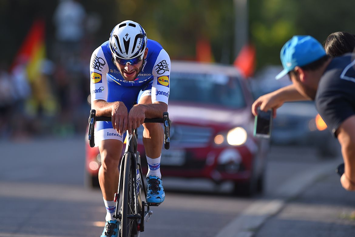 Fernando Gaviria did without the aero accessories