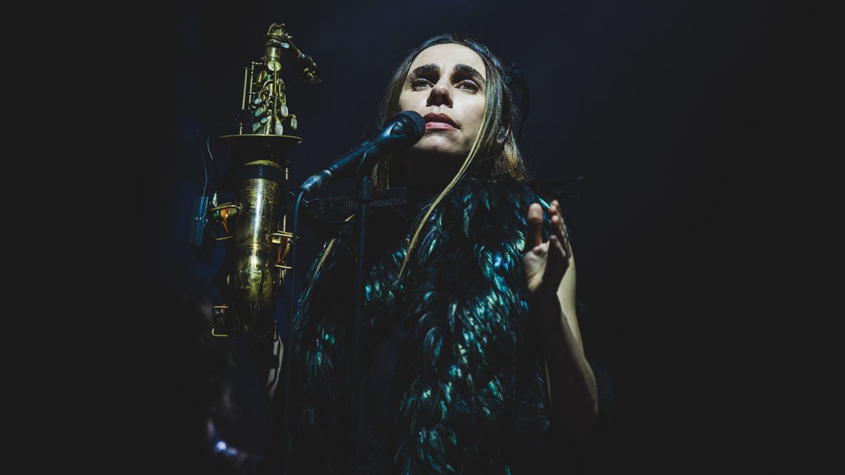 PJ Harvey performing live on stage at the TODays Festival 2017 at Spazio211 in Torino