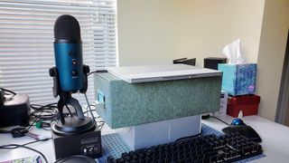 Chromebook with Blue Yeti microphone
