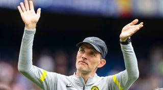 Chelsea head coach Thomas Tuchel, waving