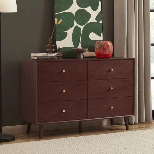 Heidi Oak 6 Drawer Chest
