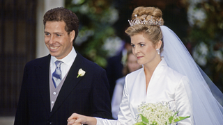 The Wedding Of Viscount David Linley To Serena Stanhope In London in 1993