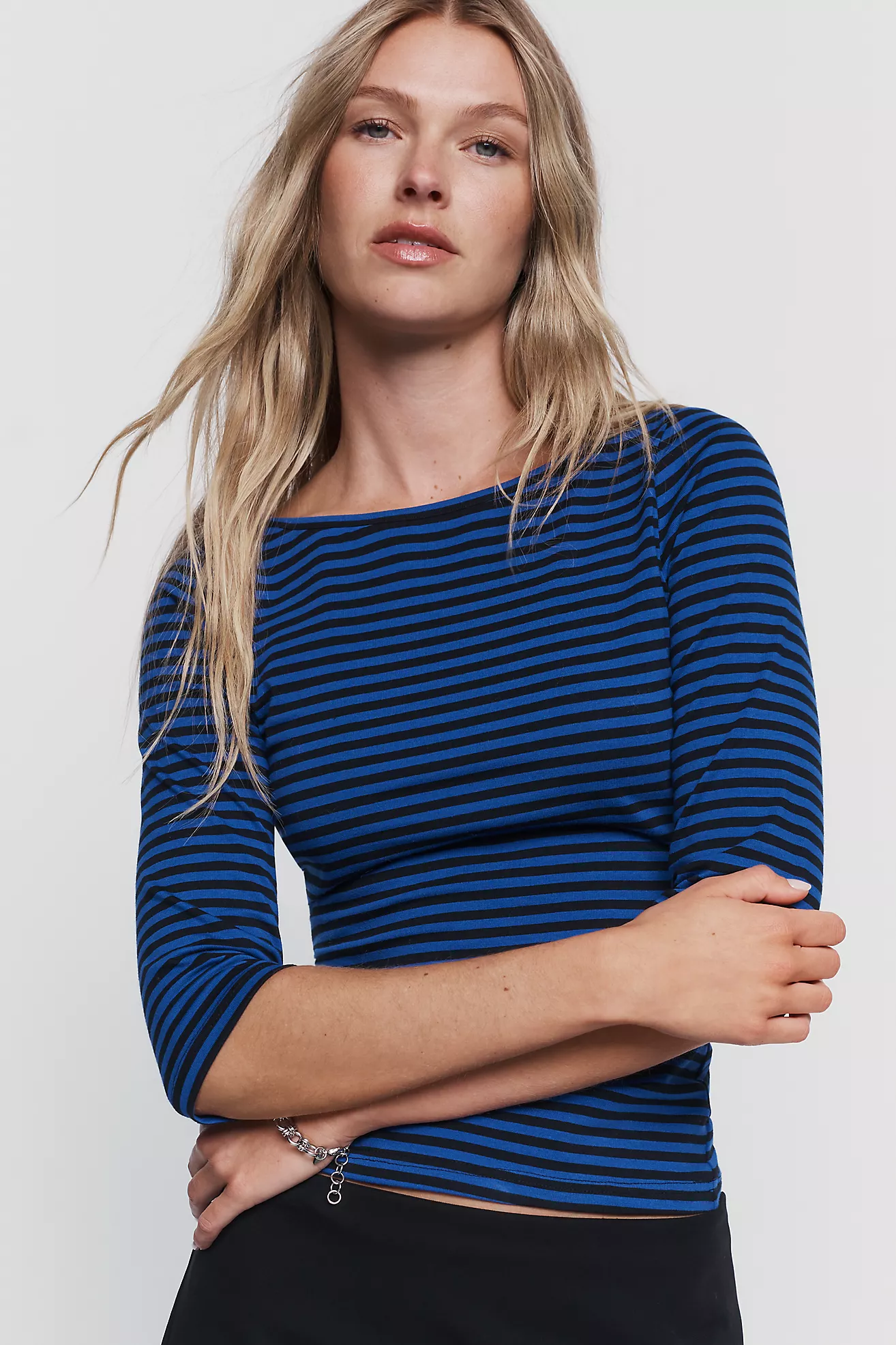 Lioness the Blooming Boatneck Cropped Tee
