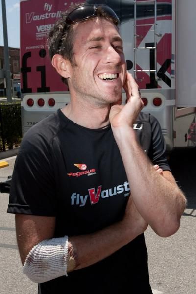 Fly V Australia's team doctor said that if Ben Day were not wearing a helmet, it's likely the Australian would not have survived a traumatic crash that sent him to hospital in yesterday's queen stage.