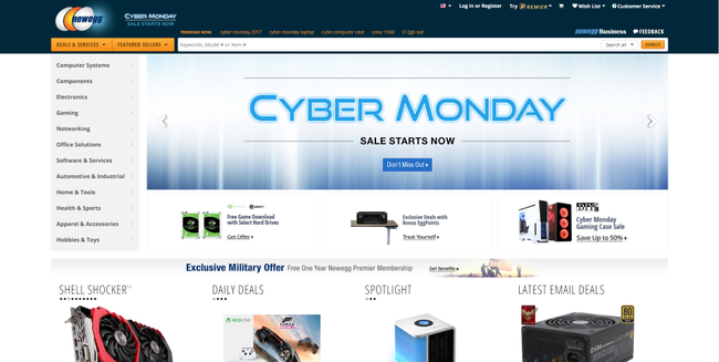 Cyber Monday Newegg deals | PC Gamer