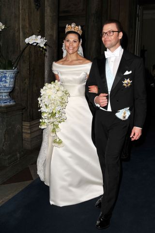 Crown Princess Victoria on her wedding day in 2010