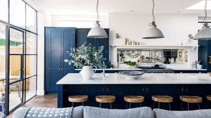 Blue kitchen