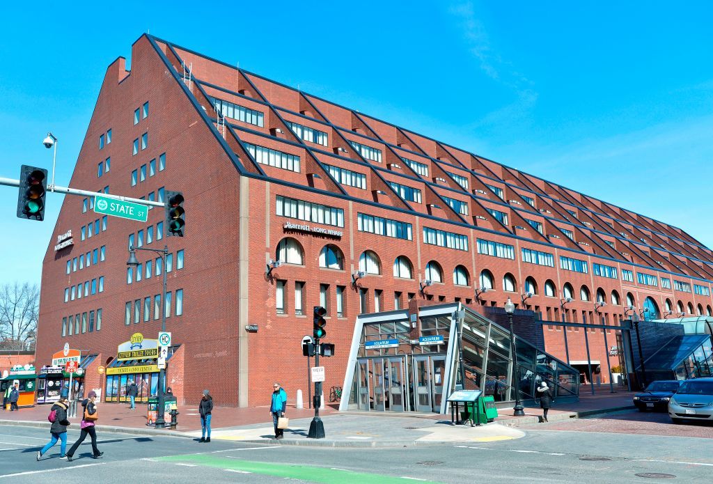 The Marriott hotel that hosted the Boston Biogen conference.