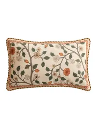 ISAENNE Elegant Vintage Rectangle Throw Pillow Cover ISAENNE Elegant Vintage Rectangle Throw Pillow Cover