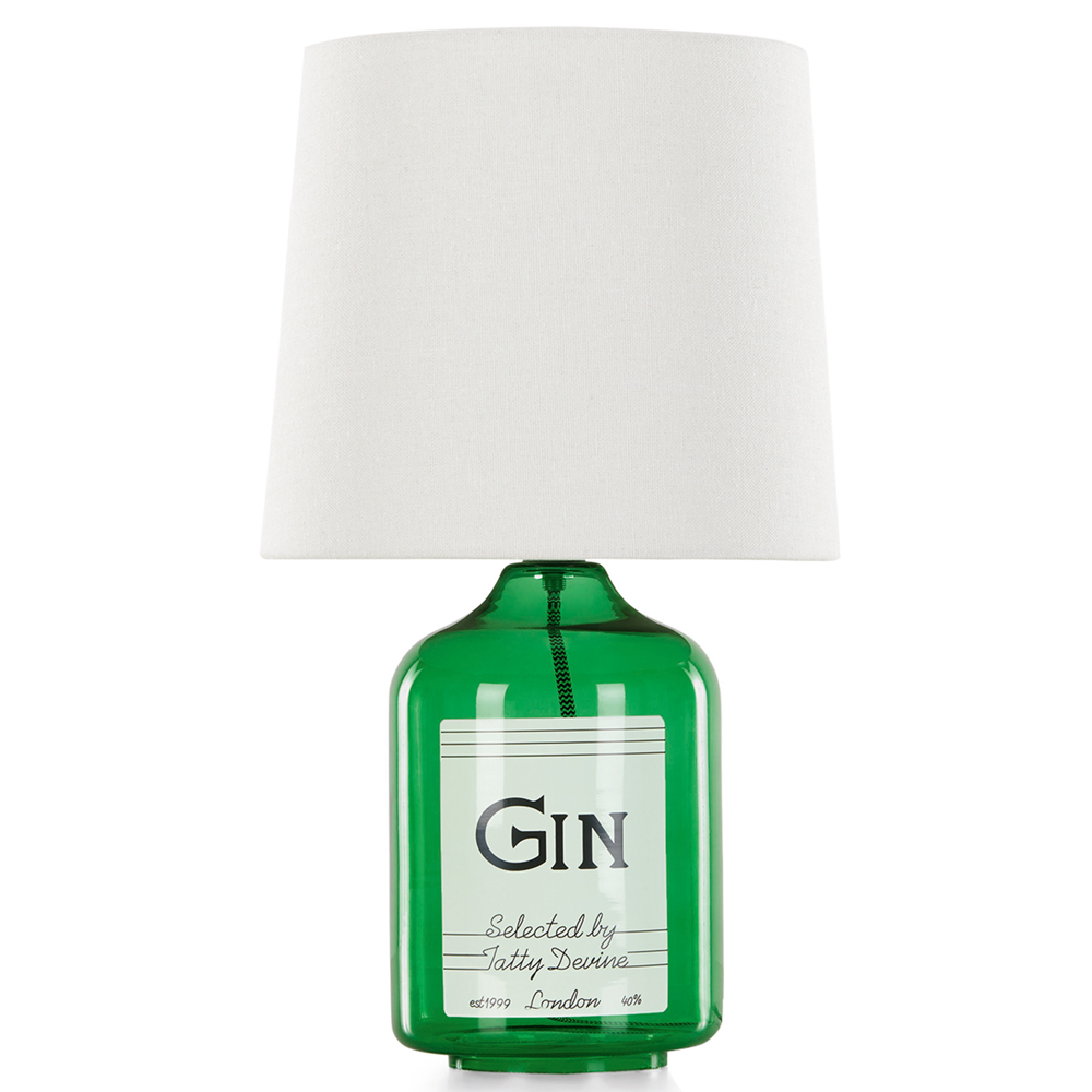 bottle table lamp