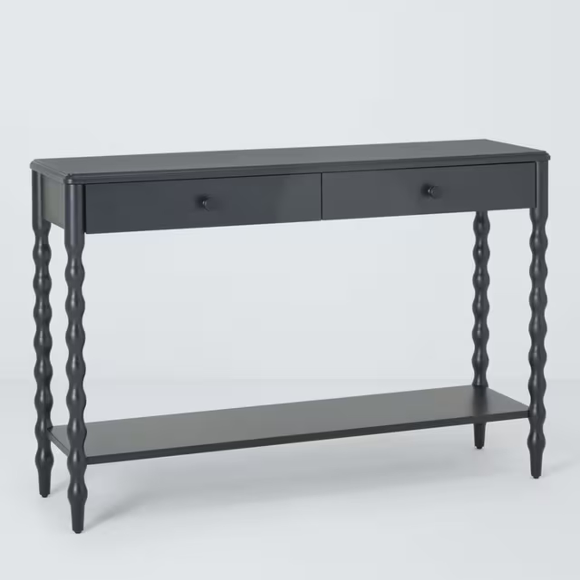 John Lewis Bobbin Console Table, Black