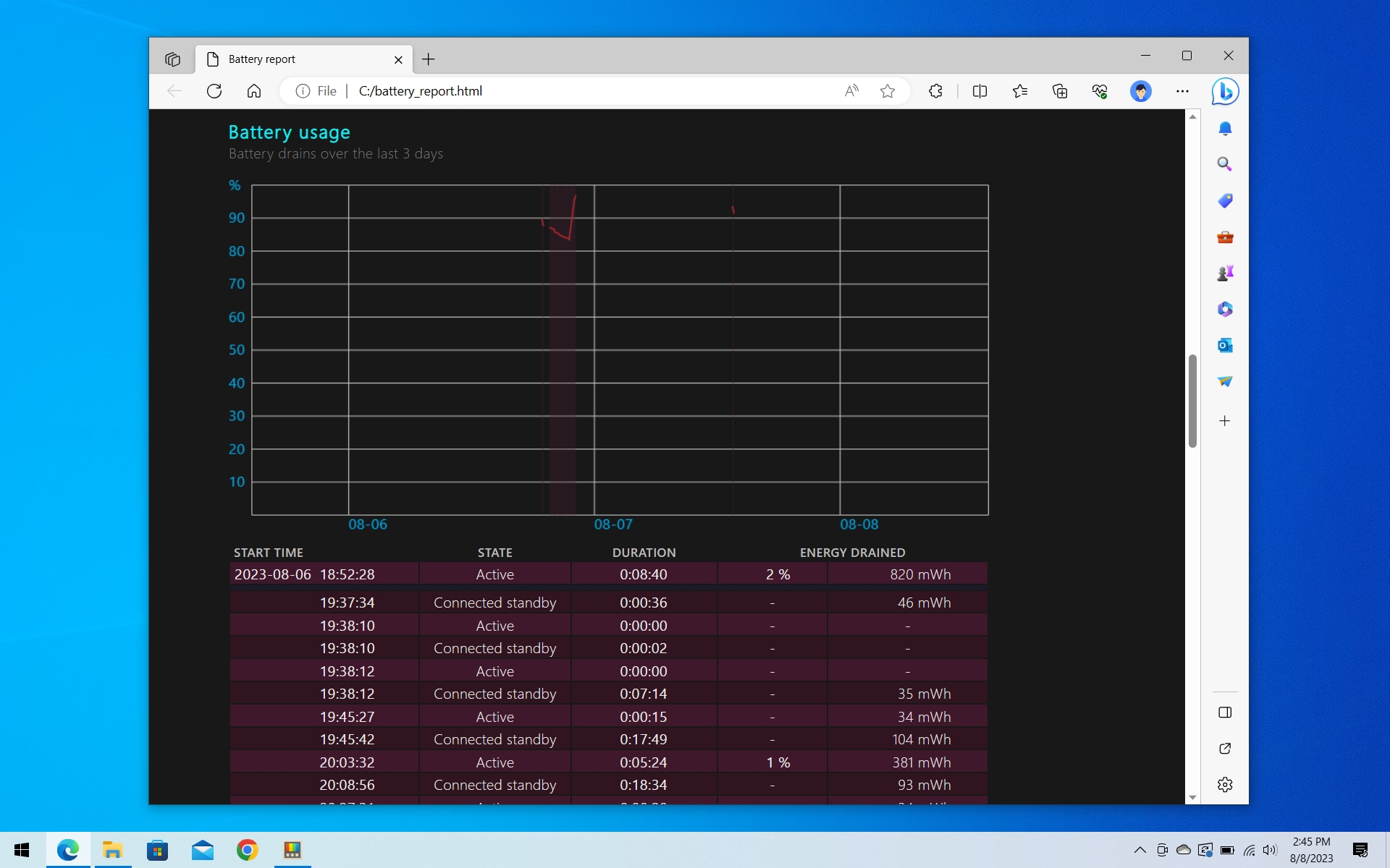 How to generate a Battery Report on Windows 10 and 11