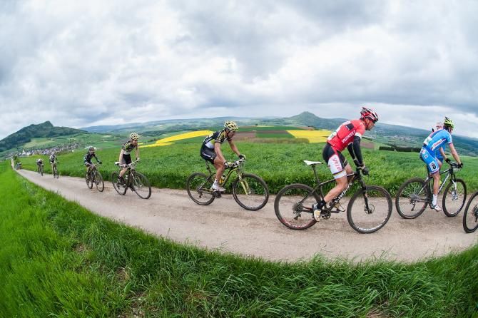 Alban Lakata leads in Singen