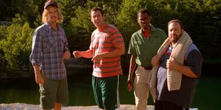 Grown Ups 2 David Spade, Adam Sandler, Chris Rock, and Kevin James hit the lake