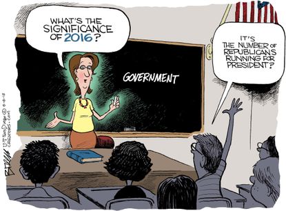 
Political cartoon U.S. GOP 2016