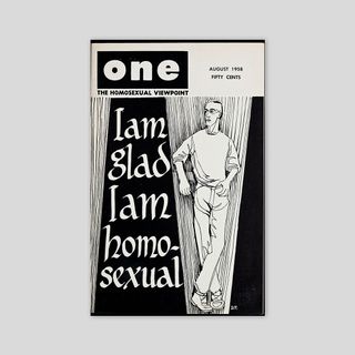 One magazine, 1958 cover