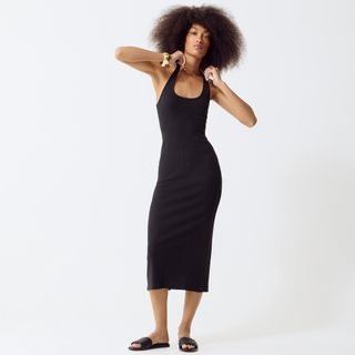 J.Crew, Cross-Back Midi Dress