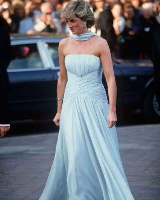 Princess Diana's powder blue dress