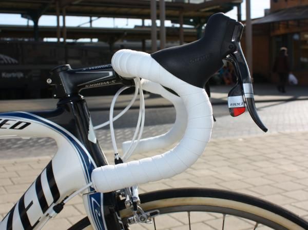 Breschel prefers a traditional-bend handlebar.