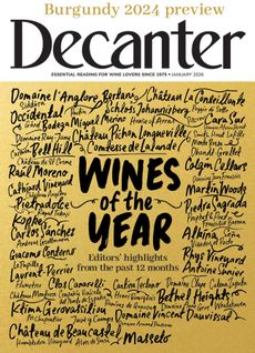 Cover of Decanter magazine January 2026 issue