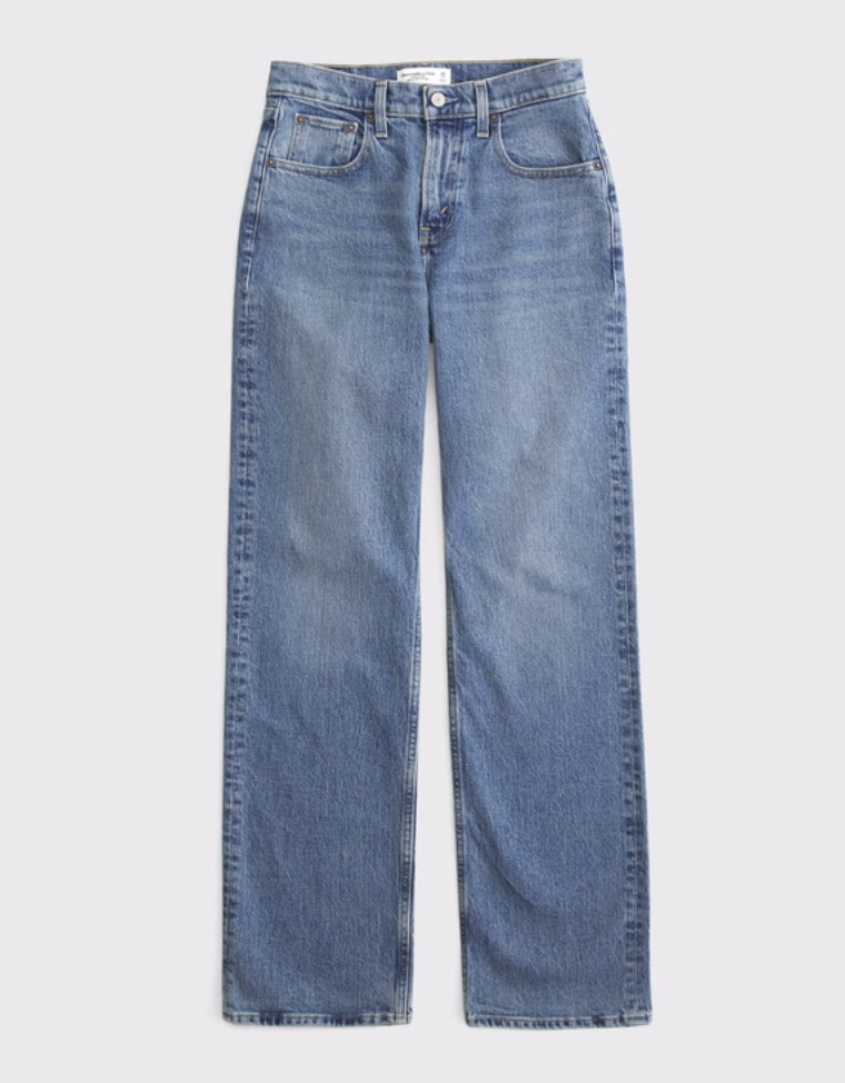 blue abercrombie jeans