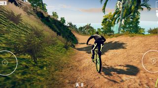 A screenshot showing Descenders on iPhone