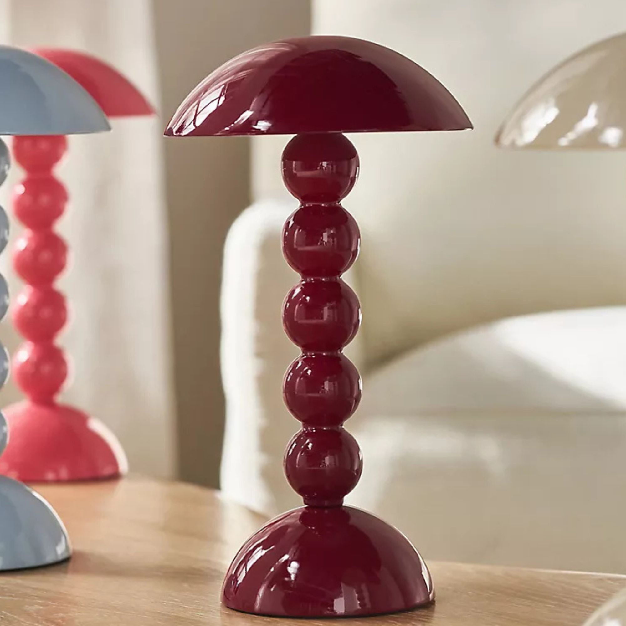 Bobbin LED Cordless Rechargeable Table Lamp