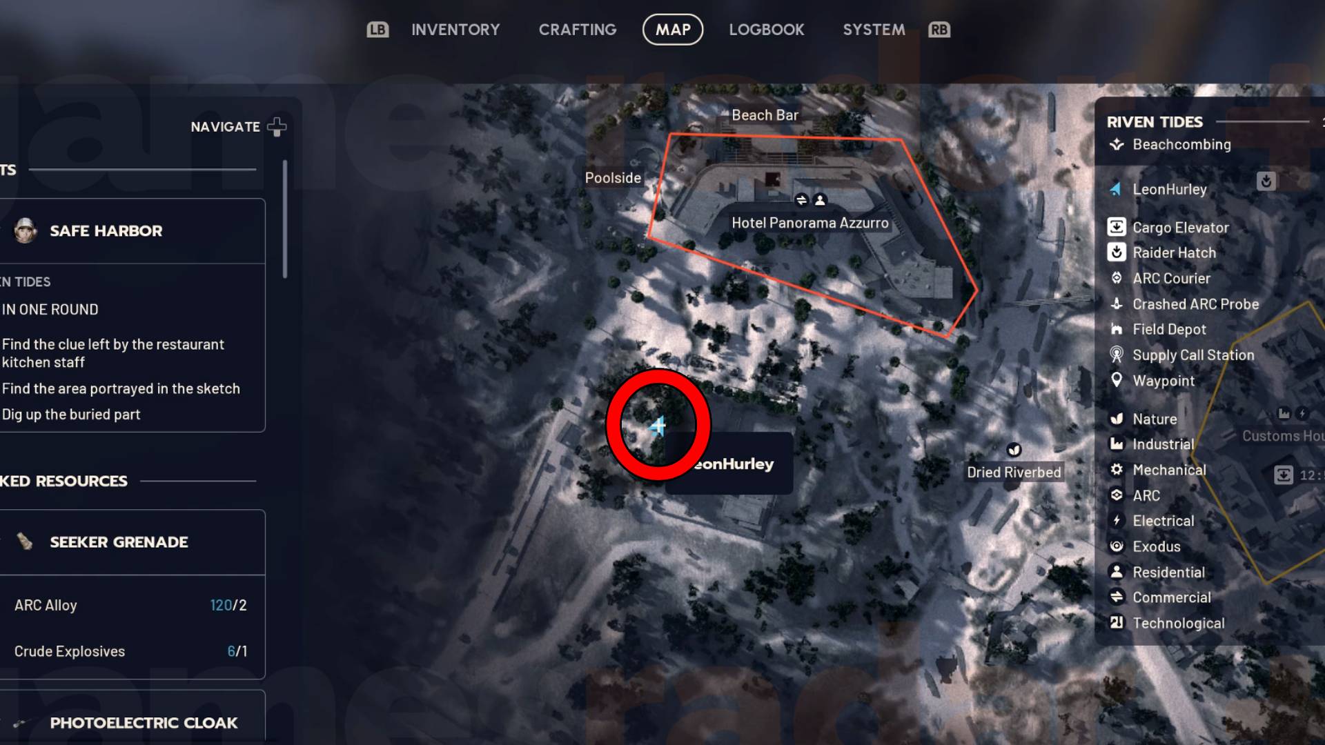 arc raiders safe harbour area portrayed in the sketch