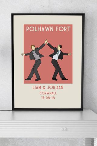 Mr And Mr Personalised Wedding Print - wedding gift ideas