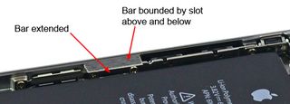 Proposed solution to alleviate weak point at iPhone 6 volume controls [Image Source: iFixit iPhone 6 Teardown]