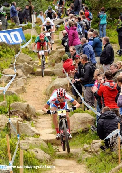 Kulhavy opened a gap early in the first lap