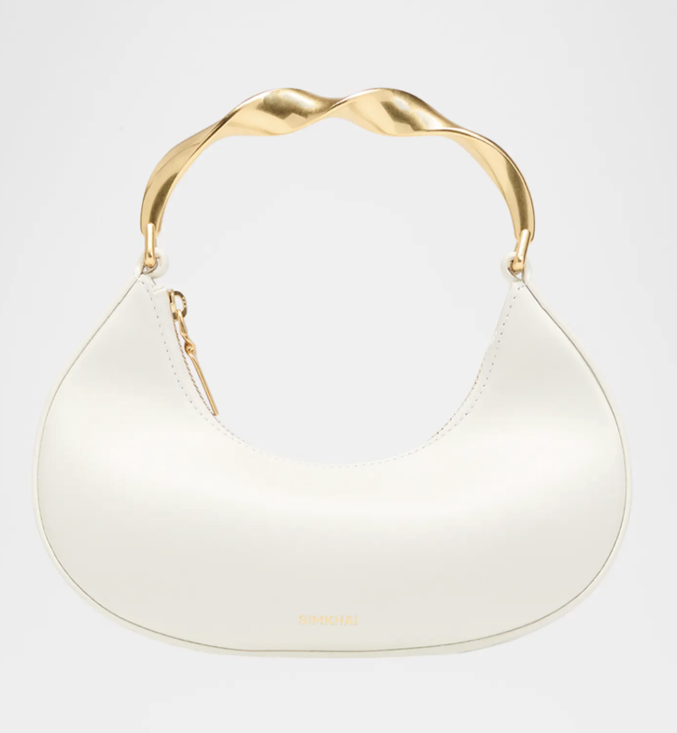 Simkhai, Nixi Twist Leather Top-Handle Bag