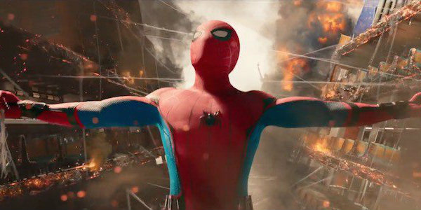 Spiderman man keeping the ship together in Homecoming