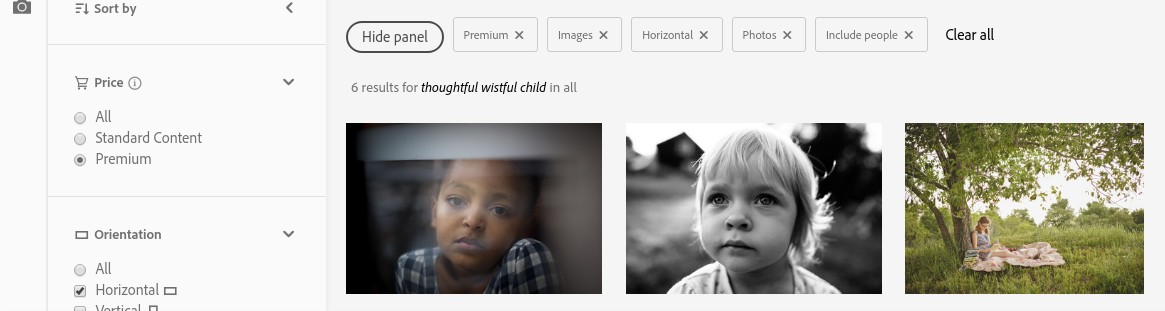 Search results for 'Wistful thoughtful child'