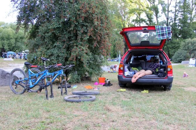 Car camping in New Zealand