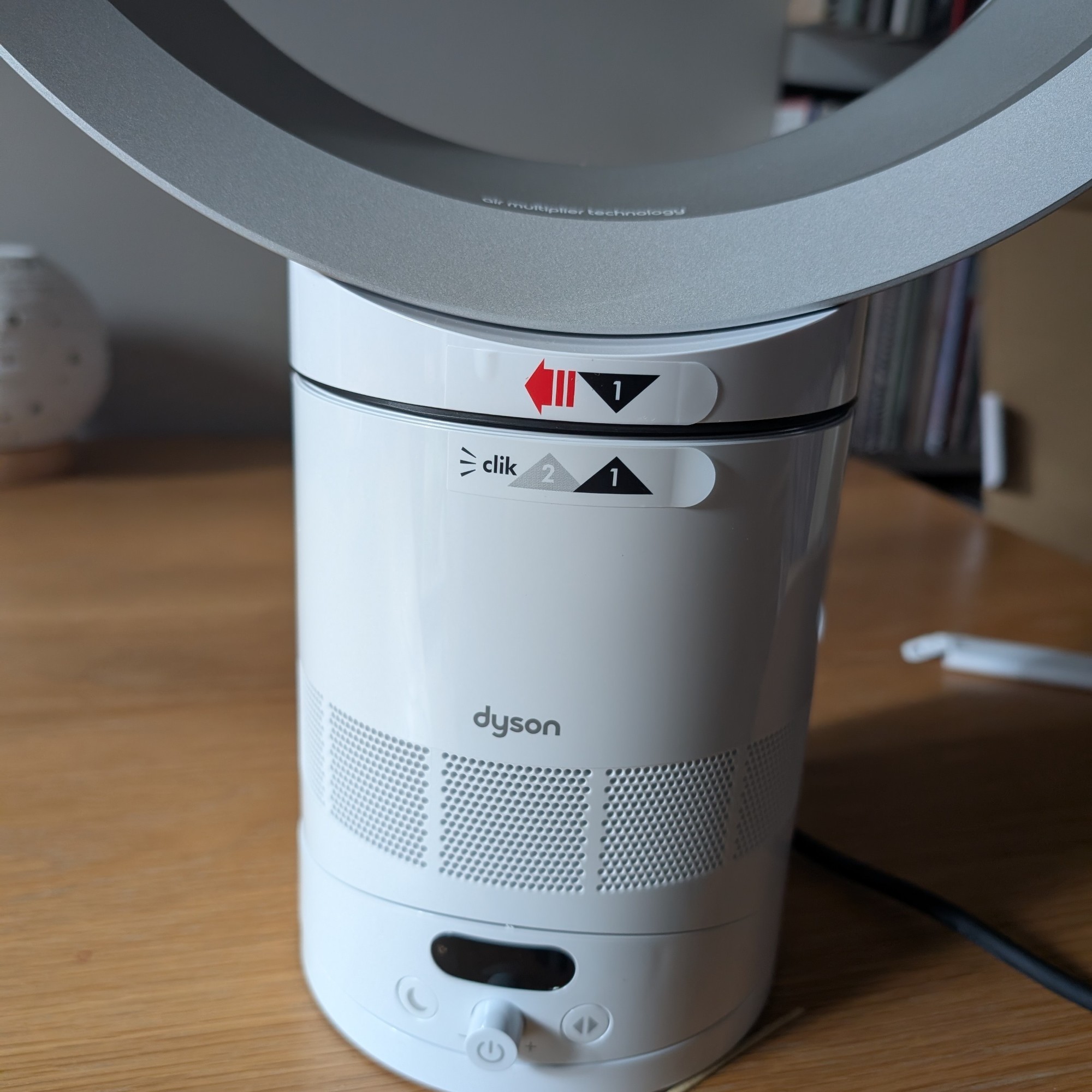 Dyson Cool CF1 fan during home testing