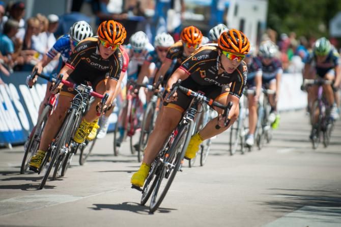 Optum getting down to business heading into the final lap of the race.