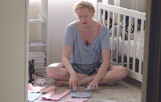 It’s been a long time coming, but Robin (Elisabeth Moss) and Miranda (Gwendoline Christie) finally have it out this week after another visit to the fertility clinic.